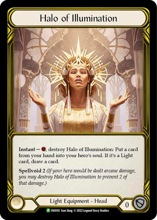 Halo of Illumination (Golden) [FAB103] (Promo)  Cold Foil