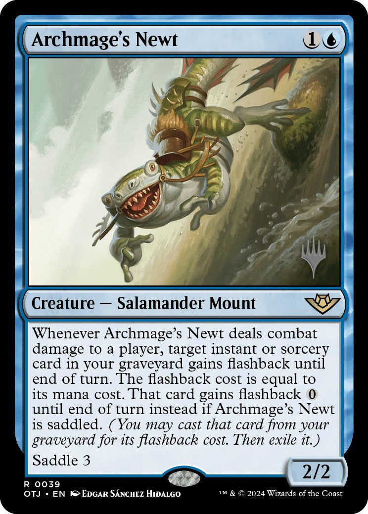 Archmage's Newt (39) [Promo Pack: Outlaws of Thunder Junction]