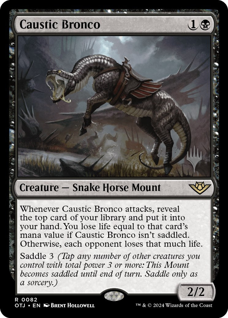 Caustic Bronco (82) [Promo Pack: Outlaws of Thunder Junction]