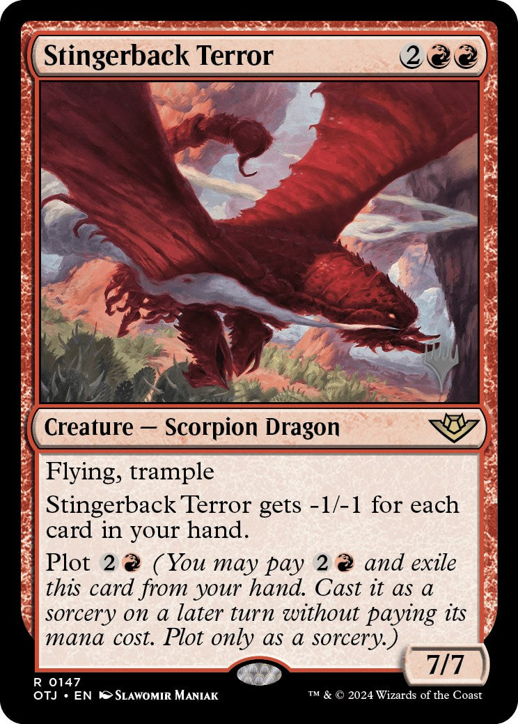 Stingerback Terror (147) [Promo Pack: Outlaws of Thunder Junction]