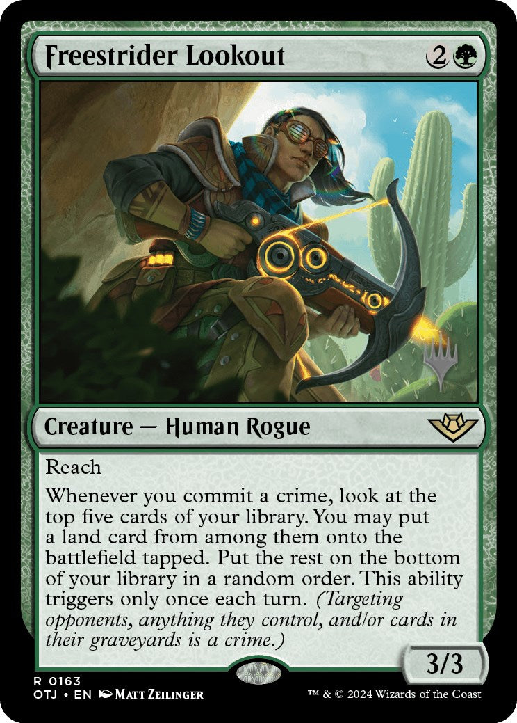Freestrider Lookout (163) [Promo Pack: Outlaws of Thunder Junction]