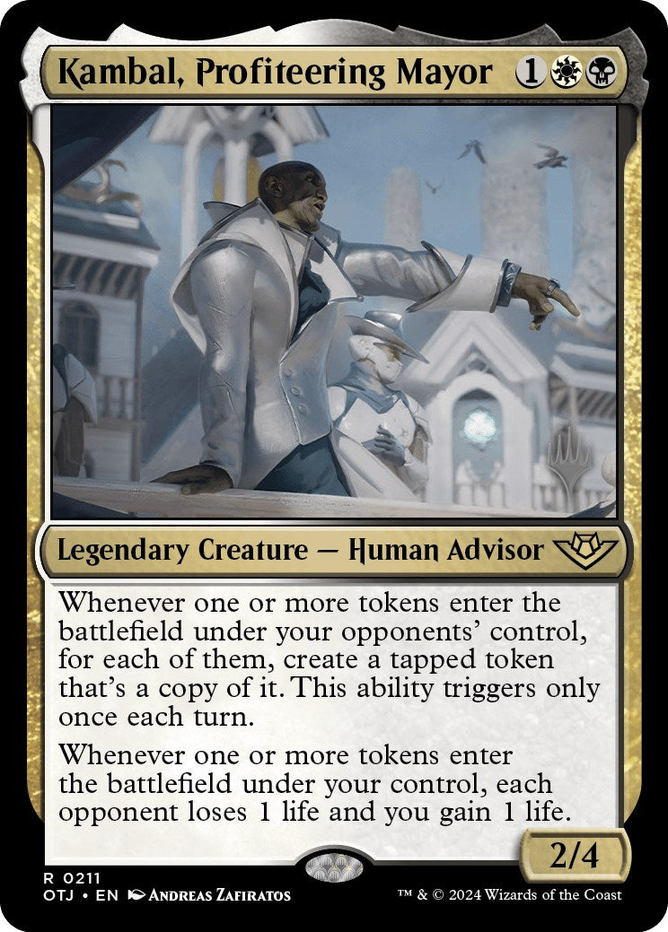 Kambal, Profiteering Mayor (211) [Promo Pack: Outlaws of Thunder Junction]