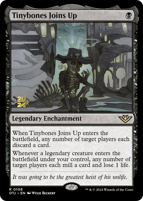 Tinybones Joins Up [Outlaws of Thunder Junction Prerelease Promos]