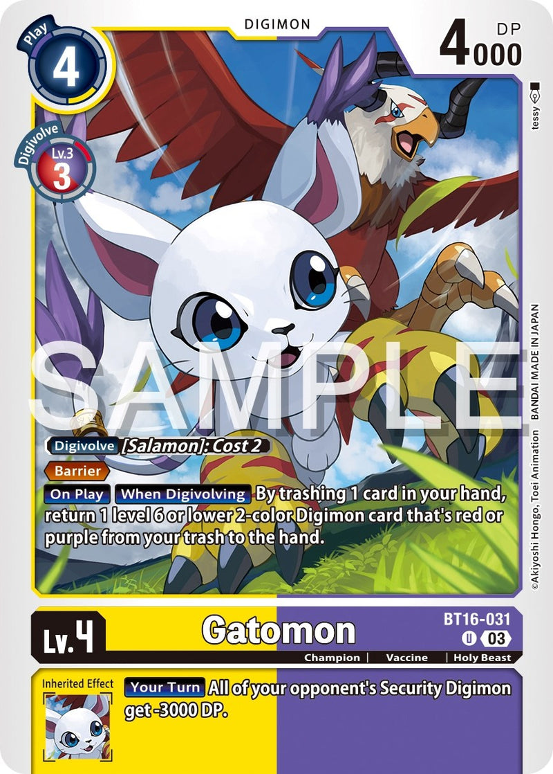 Gatomon (BT16-031 U) [Beginning Observer]