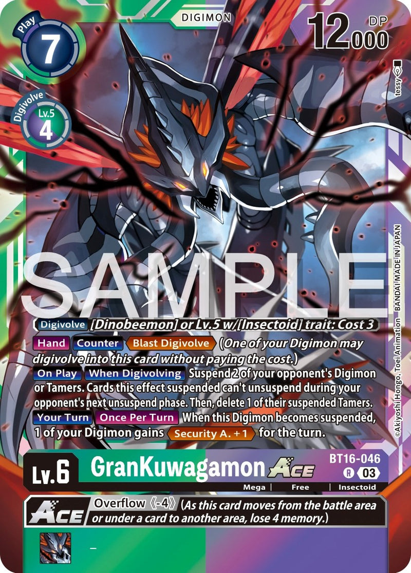 GranKuwagamon ACE (BT16-046 R) [Beginning Observer]