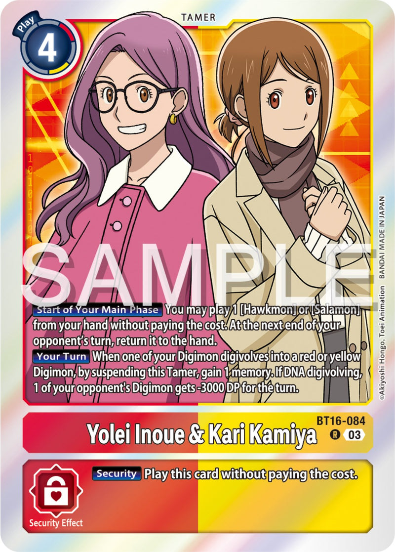 Yolei Inoue & Kari Kamiya (BT16-084 R) [Beginning Observer]