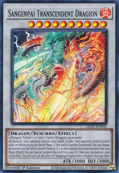 Sangenpai Transcendent Dragion (LEDE-EN040) [Legacy of Destruction]
