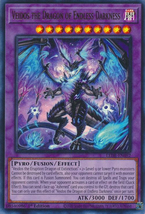 Veidos the Dragon of Endless Darkness (LEDE-EN092) [Legacy of Destruction]