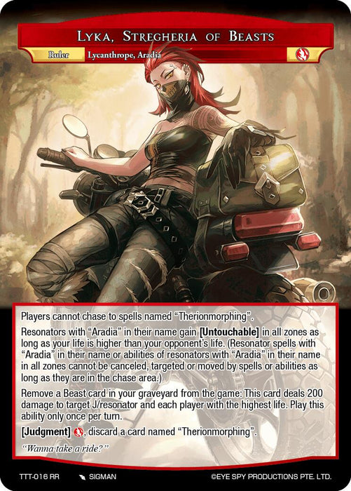 Lyka, Stregheria of Beasts // Lyka, Stregheria of the Beast (TTT-016 JR) [Thoth of the Trinity]