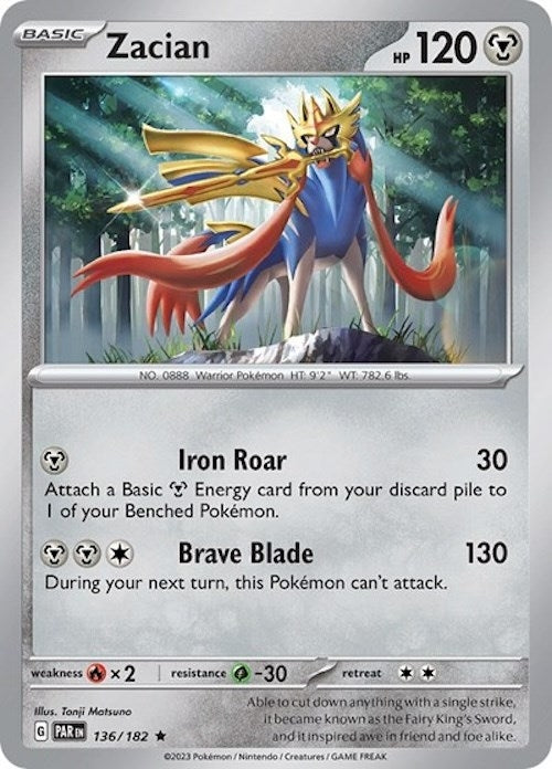 Image for Zacian (136/182) [Deck Exclusives] - Pokemon
