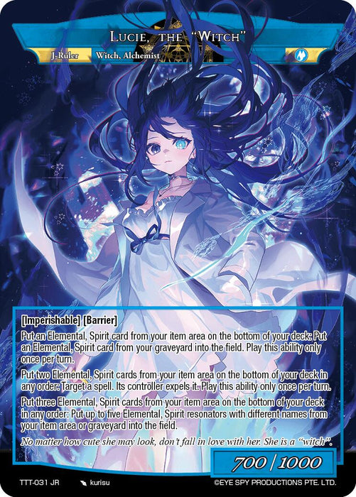 Lucie, Synthetic Alchemist // Lucie, the "Witch" (TTT-031 JR) [Thoth of the Trinity]