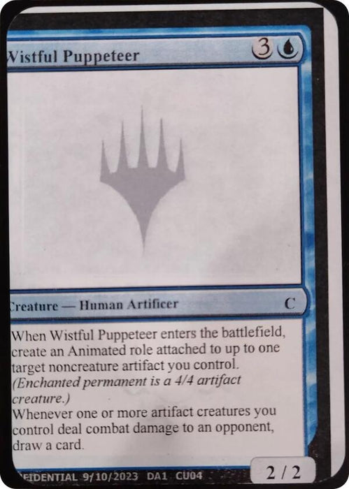 Image for Wistful Puppeteer - Magic: The Gathering