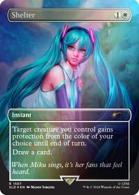 Shelter (Japanese) (Rainbow Foil) [Secret Lair Drop Series]