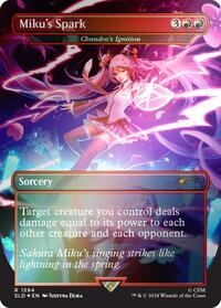Miku's Spark - Chandra's Ignition (Japanese) (Rainbow Foil) [Secret Lair Drop Series]