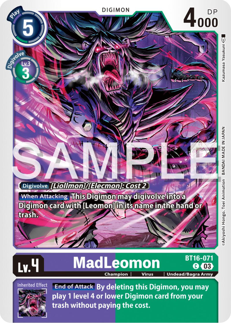 MadLeomon (BT16-071 C) [Beginning Observer]