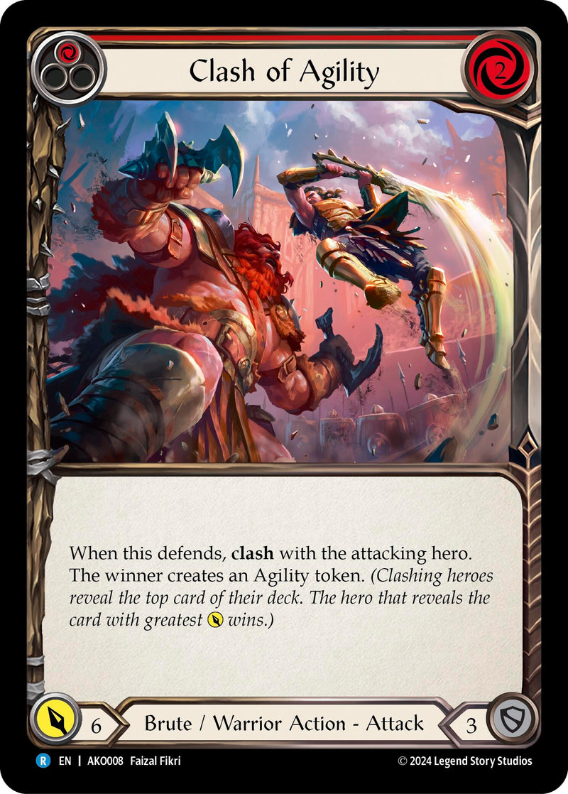 Clash of Agility (Red) (AMO008) [Armory Deck: Kayo]