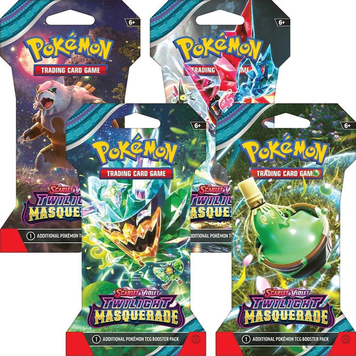 Twilight Masquerade Sleeved Booster Pack Art Bundle Set of 4 () [Twilight Masquerade]