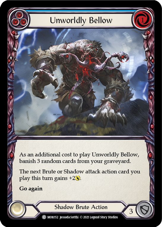 Unworldly Bellow (Blue) (MON152) [Monarch]
