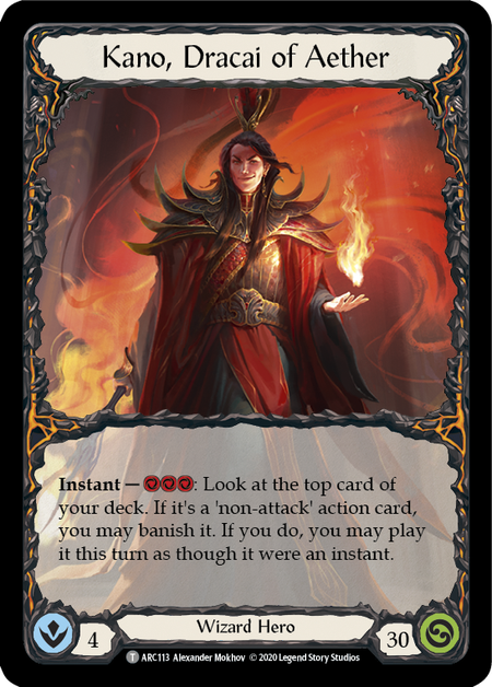 Kano, Dracai of Aether // Teklo Plasma Pistol (ARC113 // ARC003) [Arcane Rising]
