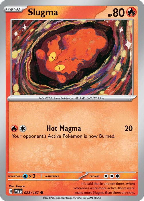 Slugma (028/167) [Twilight Masquerade]