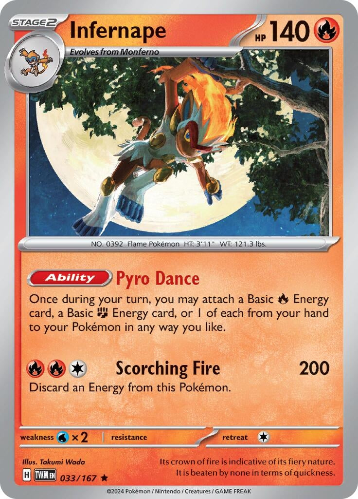 Infernape (033/167) [SV06: Twilight Masquerade]