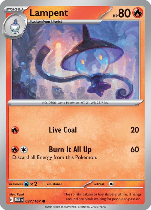 Lampent (037/167) [Twilight Masquerade]
