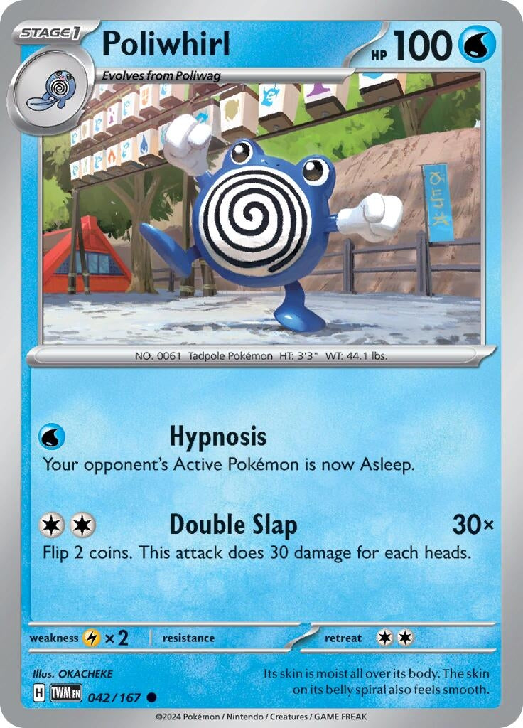 Poliwhirl (042/167) [SV06: Twilight Masquerade]