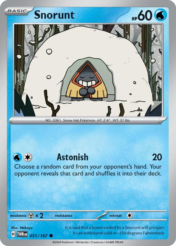 Snorunt (051/167) [SV06: Twilight Masquerade]
