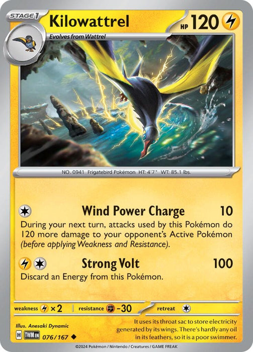 Kilowattrel (076/167) [Twilight Masquerade]