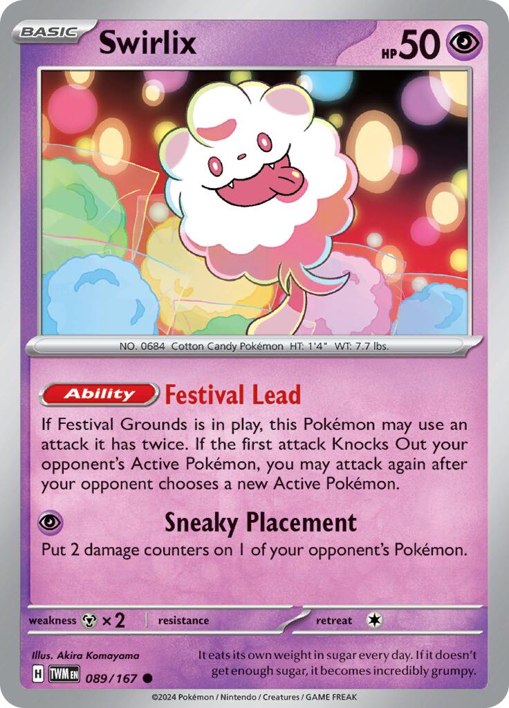 Swirlix (089/167) [SV06: Twilight Masquerade]