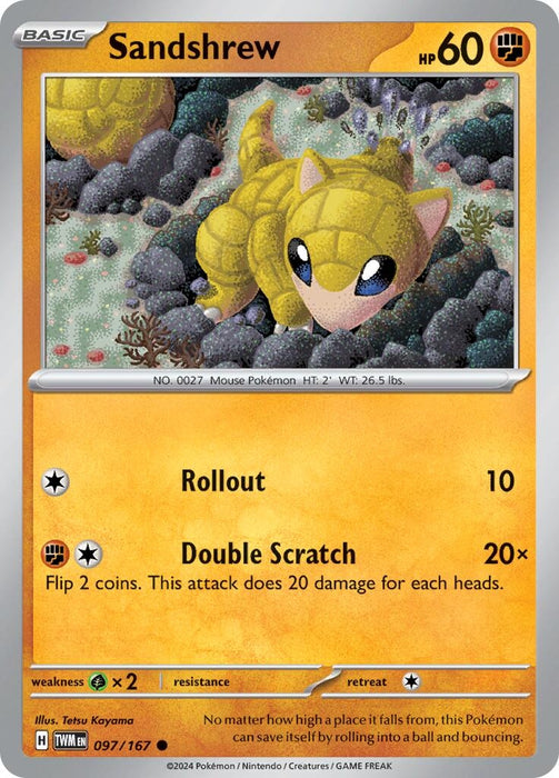 Sandshrew (097/167) [Twilight Masquerade]