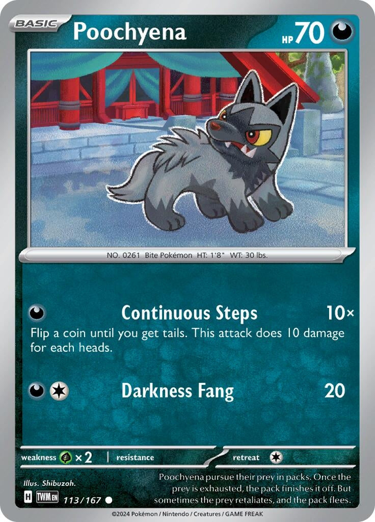 Poochyena (113/167) [Twilight Masquerade]