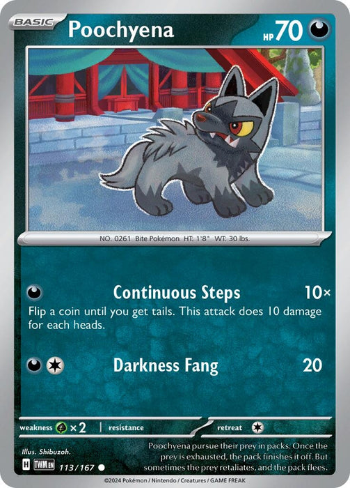 Poochyena (113/167) [Twilight Masquerade]