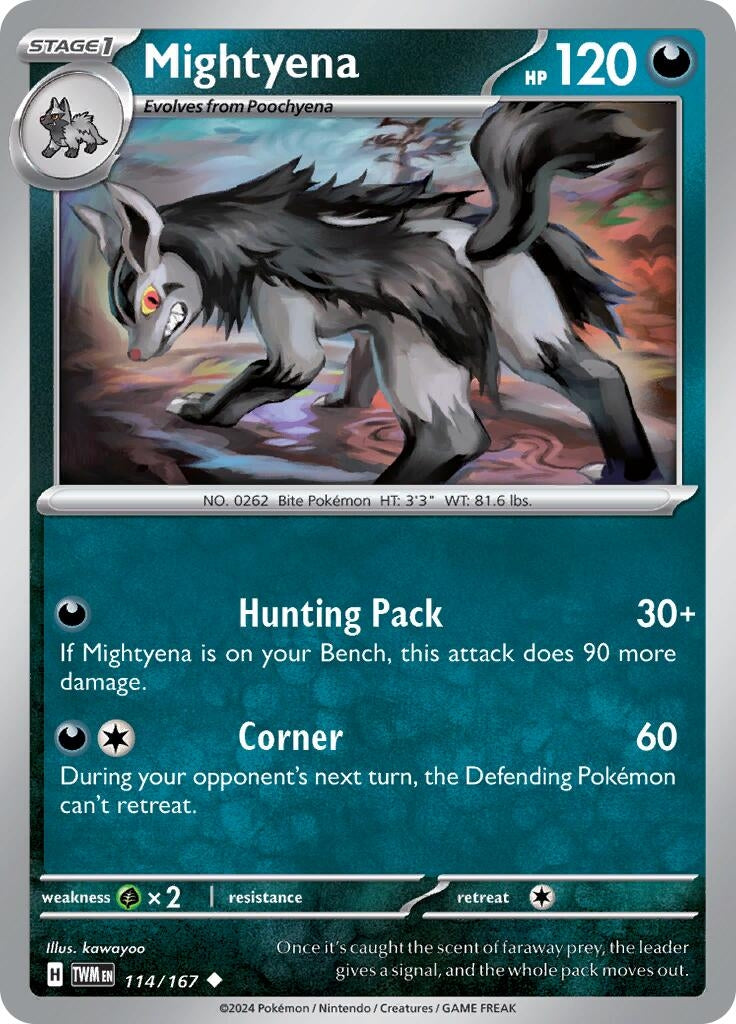 Mightyena (114/167) [Twilight Masquerade]
