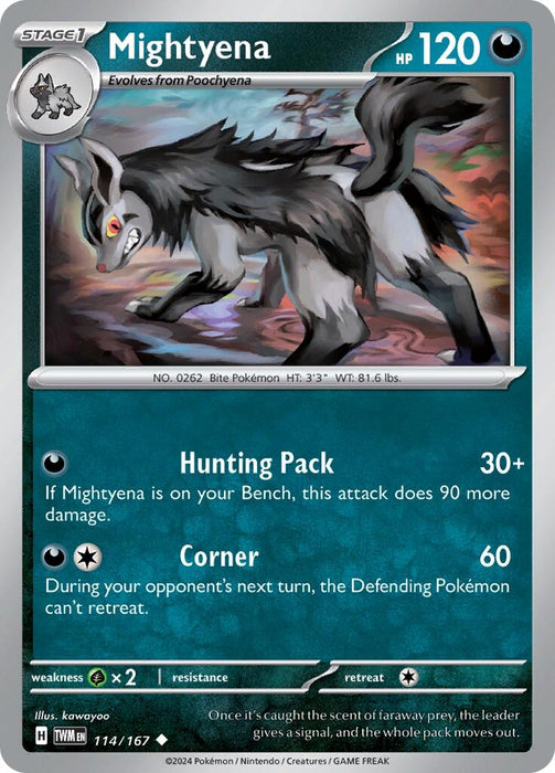 Mightyena (114/167) [Twilight Masquerade]