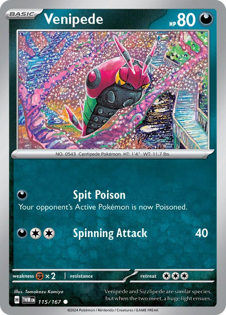 Venipede (115/167) [Twilight Masquerade]