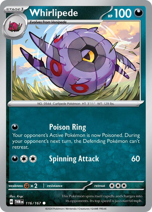 Whirlipede (116/167) [Twilight Masquerade]
