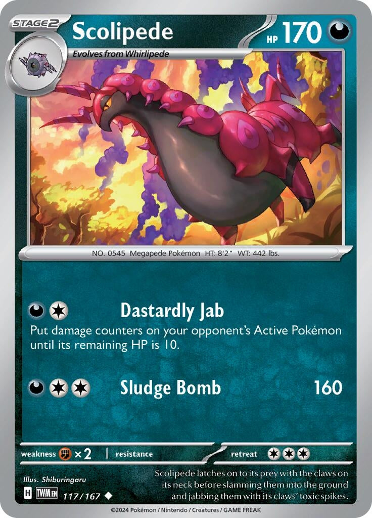 Scolipede (117/167) [SV06: Twilight Masquerade]