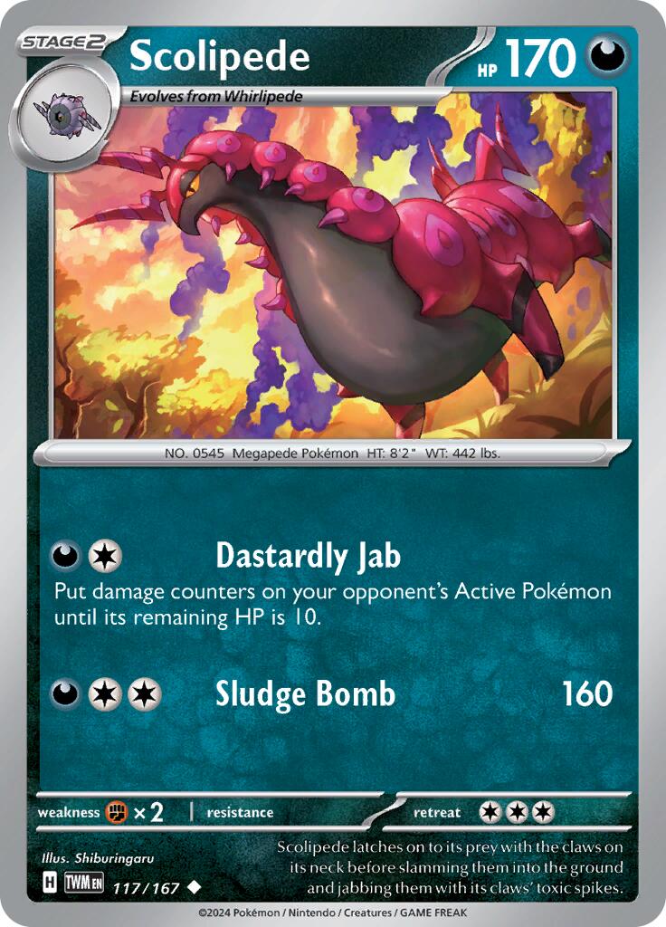 Scolipede (117/167) [SV06: Twilight Masquerade]
