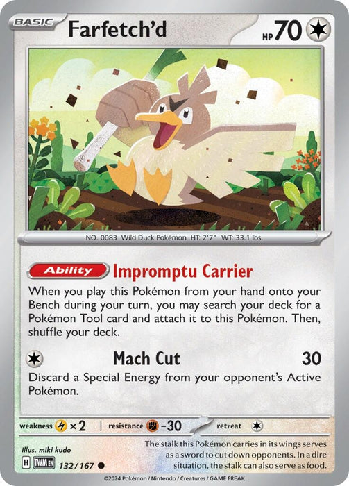 Farfetchd (132/167) [Twilight Masquerade]