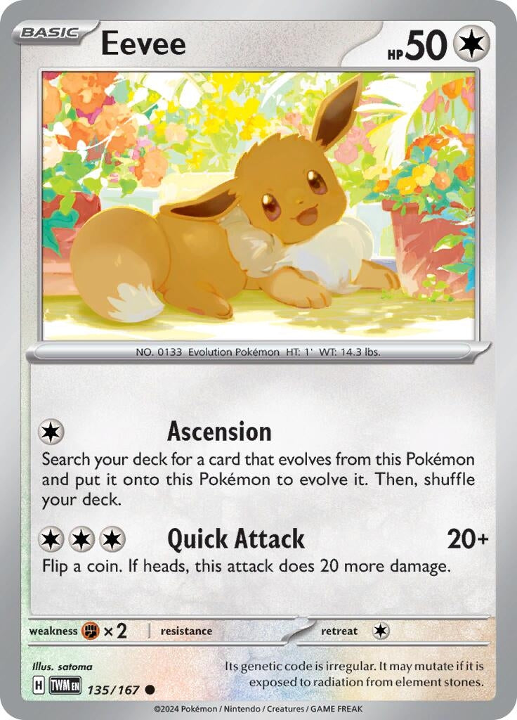 Eevee (135/167) [SV06: Twilight Masquerade]