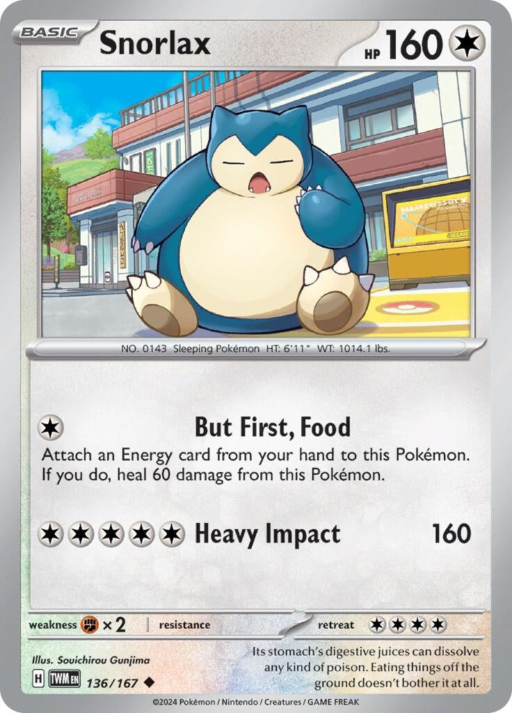 Snorlax (136/167) [Twilight Masquerade]