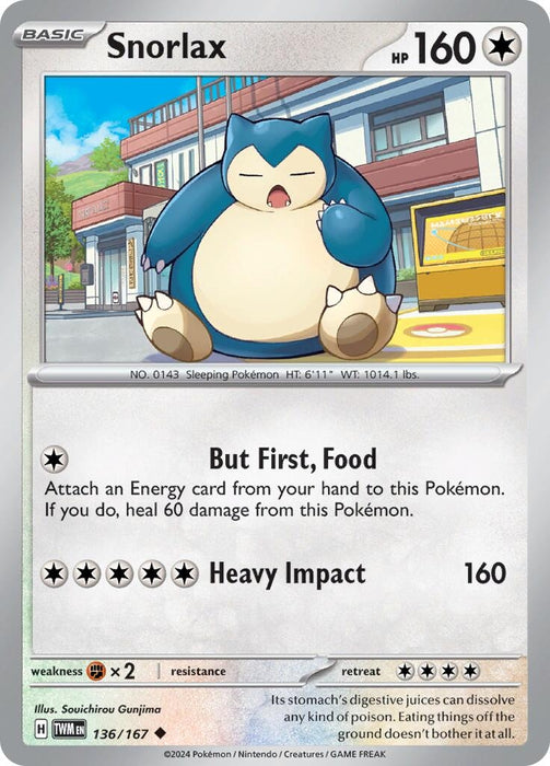 Snorlax (136/167) [Twilight Masquerade]