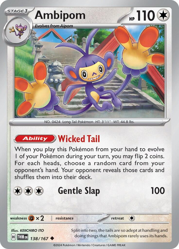 Ambipom (138/167) [SV06: Twilight Masquerade]