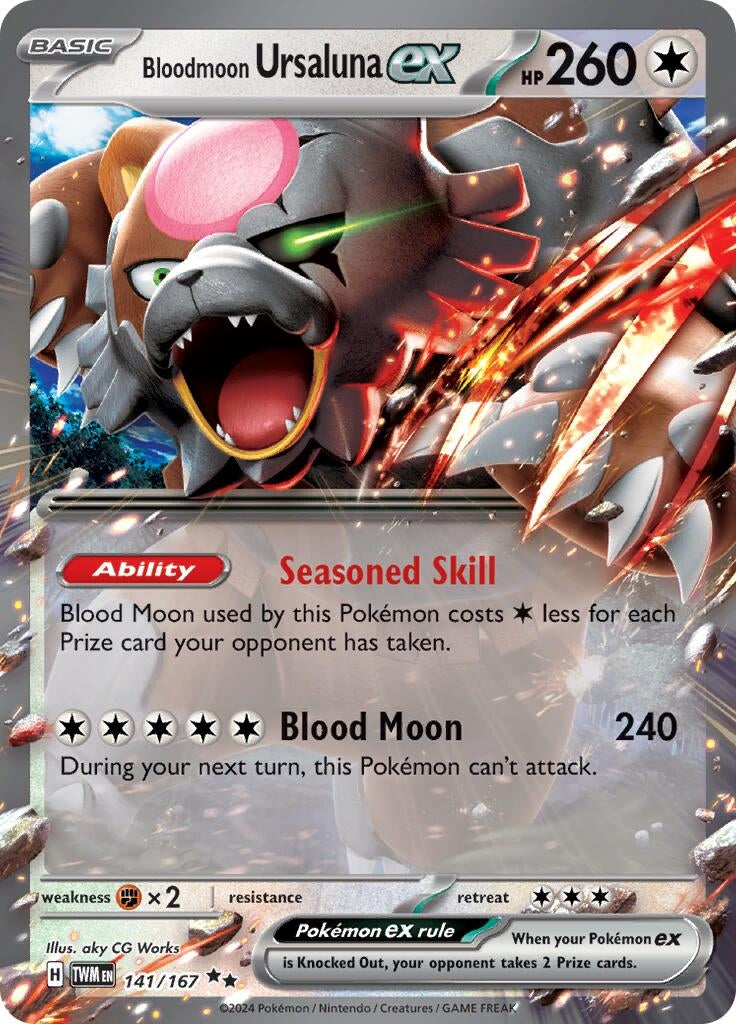 Bloodmoon Ursaluna ex 141 167 (141/167) [Twilight Masquerade]