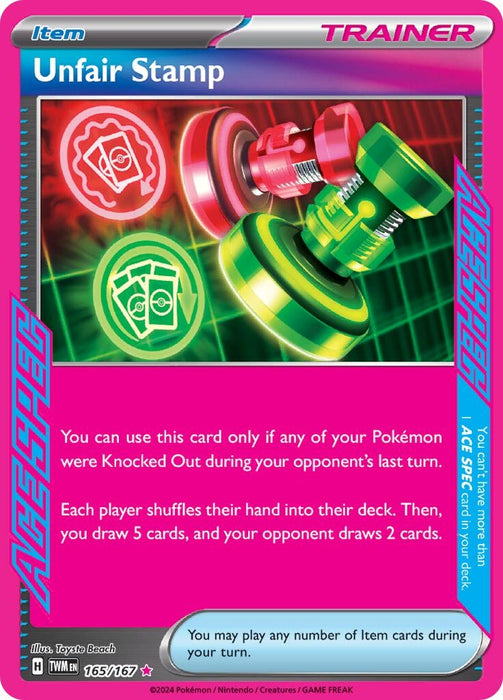 Unfair Stamp (165/167) [Twilight Masquerade]