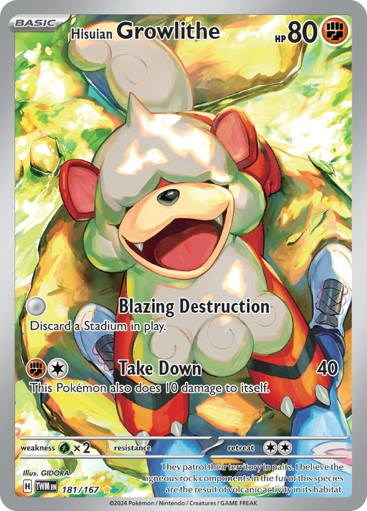 Hisuian Growlithe (181/167) [SV06: Twilight Masquerade]