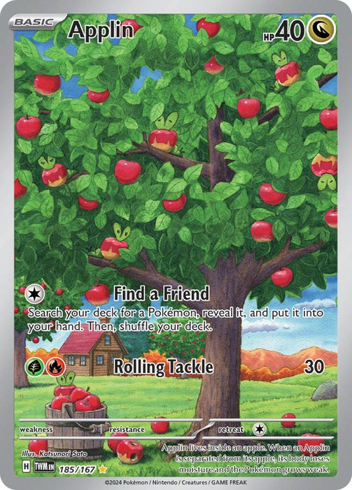 Applin 185 167 (185/167) [Twilight Masquerade]