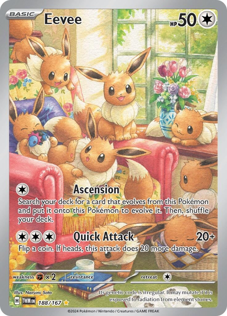 Eevee (188/167) [SV06: Twilight Masquerade]