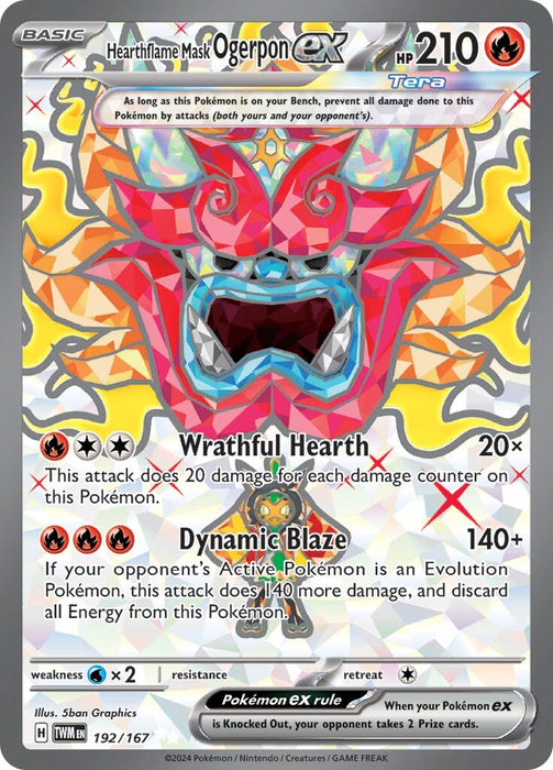 Hearthflame Mask Ogerpon ex 192 167 (192/167) [Twilight Masquerade]
